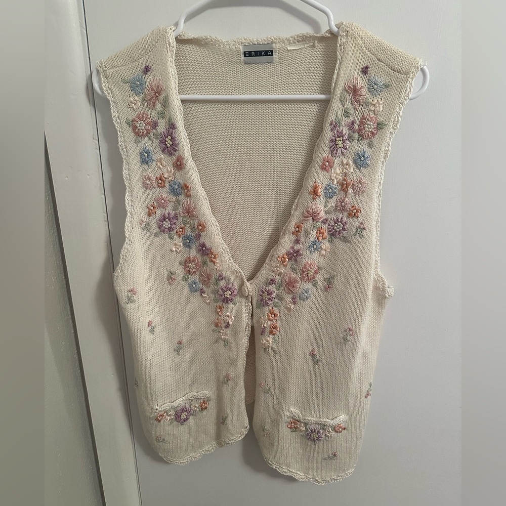 Erika Soft Cream Knit Top